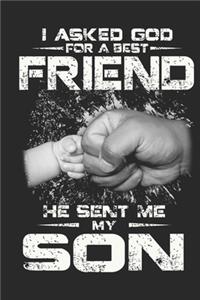 I asked god for a best friend he sent me my son