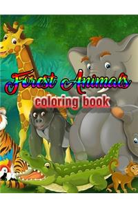 Forest Animals coloring book