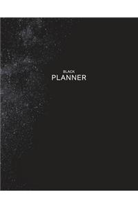 Undated Black Planner
