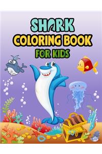 Shark Coloring Book For kids