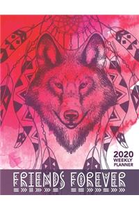 2020 Friendship Weekly Planner dated with to do notes