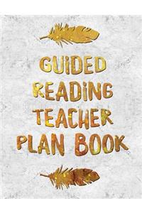 Guided Reading Teacher Plan Book