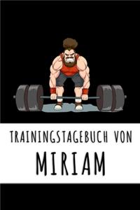 Trainingstagebuch von Miriam