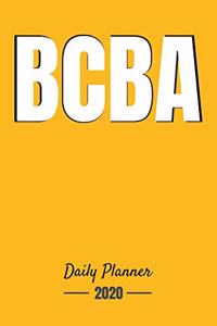 BCBA Daily Planner 2020