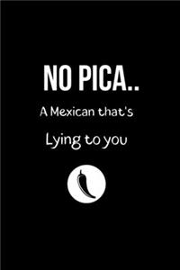 No Pica.. A Mexican That's Lying to You