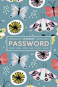 Internet Password Logbook - Journal - Libreta - Cahier - Taccuino - Notizbuch