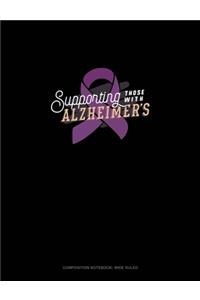 Supporting Those With Alzheimers