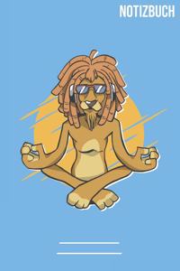 Löwe Meditation Notizbuch