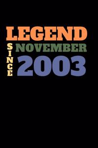 Legend since November 2003