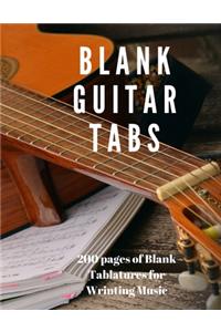 Blank Guitar Tabs