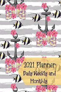 2021 Planner Daily Weekly and Monthly