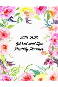 2019-2023 Get Out and Live Monthly Planner
