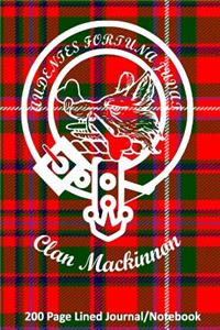 Clan MacKinnon 200 Page Lined Journal/Notebook