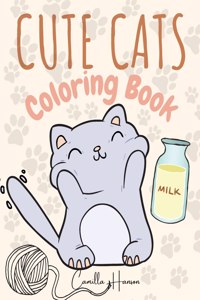 Cute Cats Coloring Book