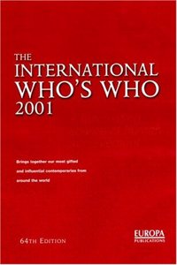 Intl Whos Who 2001
