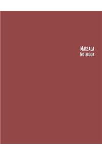 Marsala Notebook