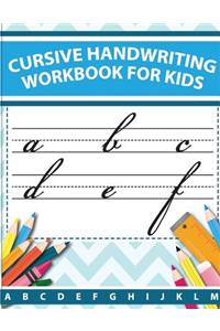 Cursive handwriting workbook for kids