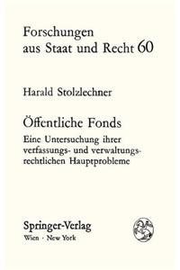 Ffentliche Fonds: Eine Untersuchung Ihrer Verfassungs- Und Verwaltungsrechtlichen Hauptprobleme