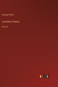 Juvenilia Poems