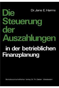 Die Steuerung der Auszahlungen in der betrieblichen Finanzplanung