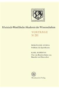 Probleme Des Spannbetons. Über Das Brandverhalten Von Bauteilen Und Bauwerken