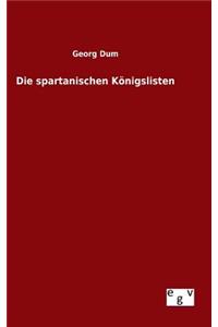 spartanischen Königslisten