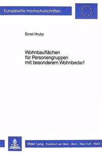 Wohnbauflaechen fuer Personengruppen mit besonderem Wohnbedarf