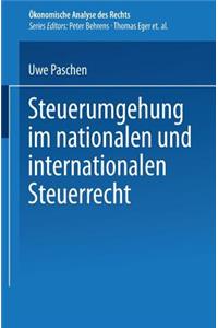 Steuerumgehung Im Nationalen Und Internationalen Steuerrecht