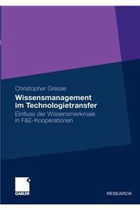 Wissensmanagement Im Technologietransfer