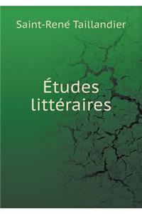 Études Littéraires