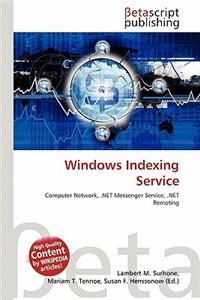 Windows Indexing Service