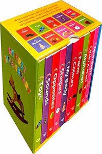 My First Little Library: Boxset of 10 Board Books for Kids