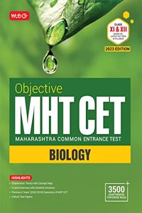MTG Objective MHT CET Biology Books 2023 Exam - MHT CET Previous Years Solved Papers With Chapterwise Topicwise MCQs & Mock Test Papers