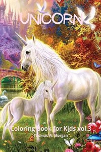 Unicorn Coloring Book for Kids vol.3