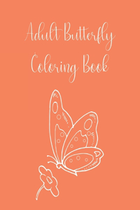 Adult Butterfly Coloring Book