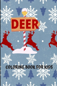 Deer Coloring Book For Kids