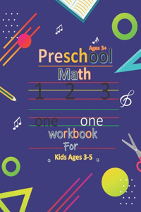 Preschool Math Workbook For Kids 3-5