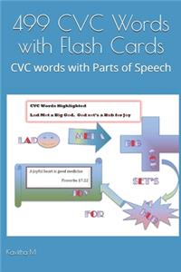 499 CVC Words with Flash Cards