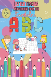 ABC Tracing Letter and Coloring Book for Preschoolers