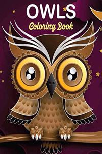 Owls Coloring Book
