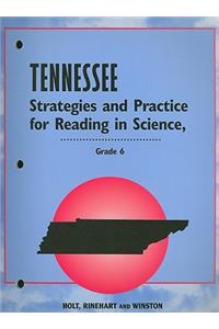 Tennessee Strategies and Practice for Reading in Science Grade 6