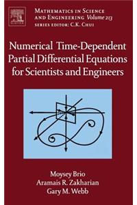 Numerical Time-Dependent Partial Differential Equations for Scientists and Engineers