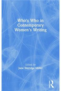 Who's Who in Contemporary Women's Writing
