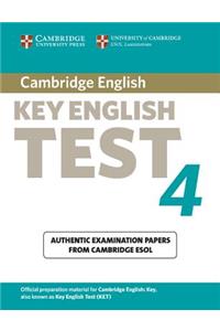 Cambridge Key English Test 4: Examination Papers from University of Cambridge ESOL Examinations