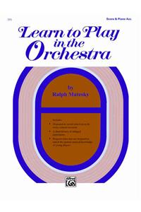 Learn to Play in the Orchestra, Book 1