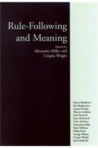 Rule-Following and Meaning