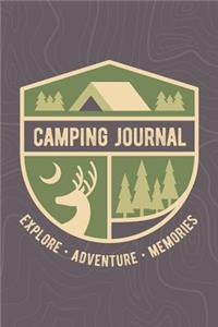 Camping Journal Explore Adventure Memories