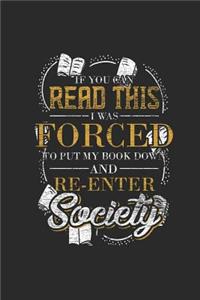 I Was Forced To Put Down This Book