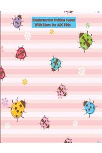 Kindergarten Writing Paper with Lines for ABC Kids