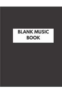 Blank Music Book